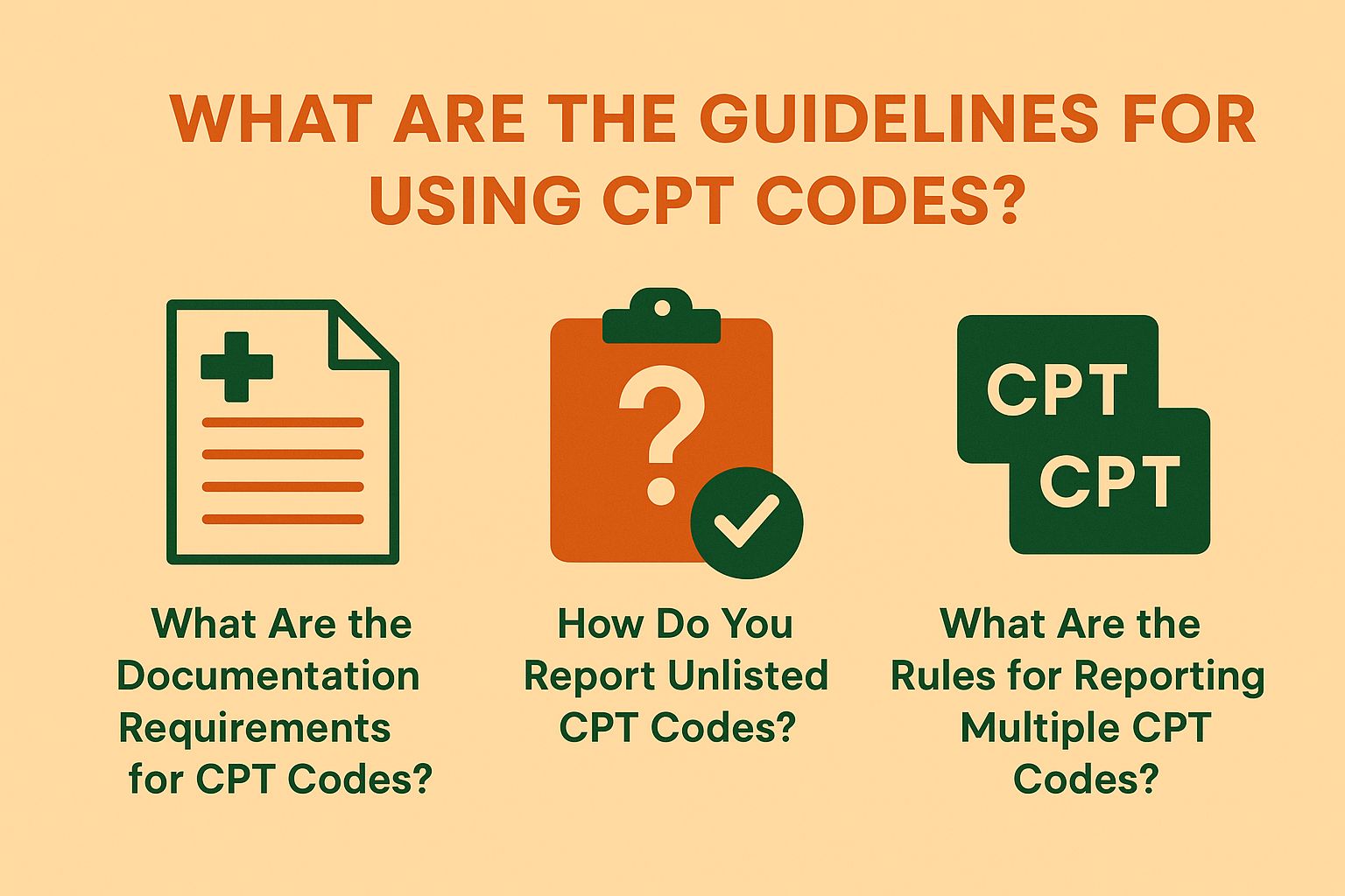 What Are the Guidelines for Using CPT Codes?