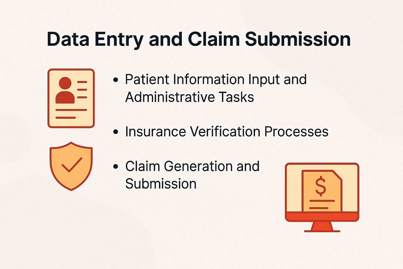 Data Entry and Claim Submission