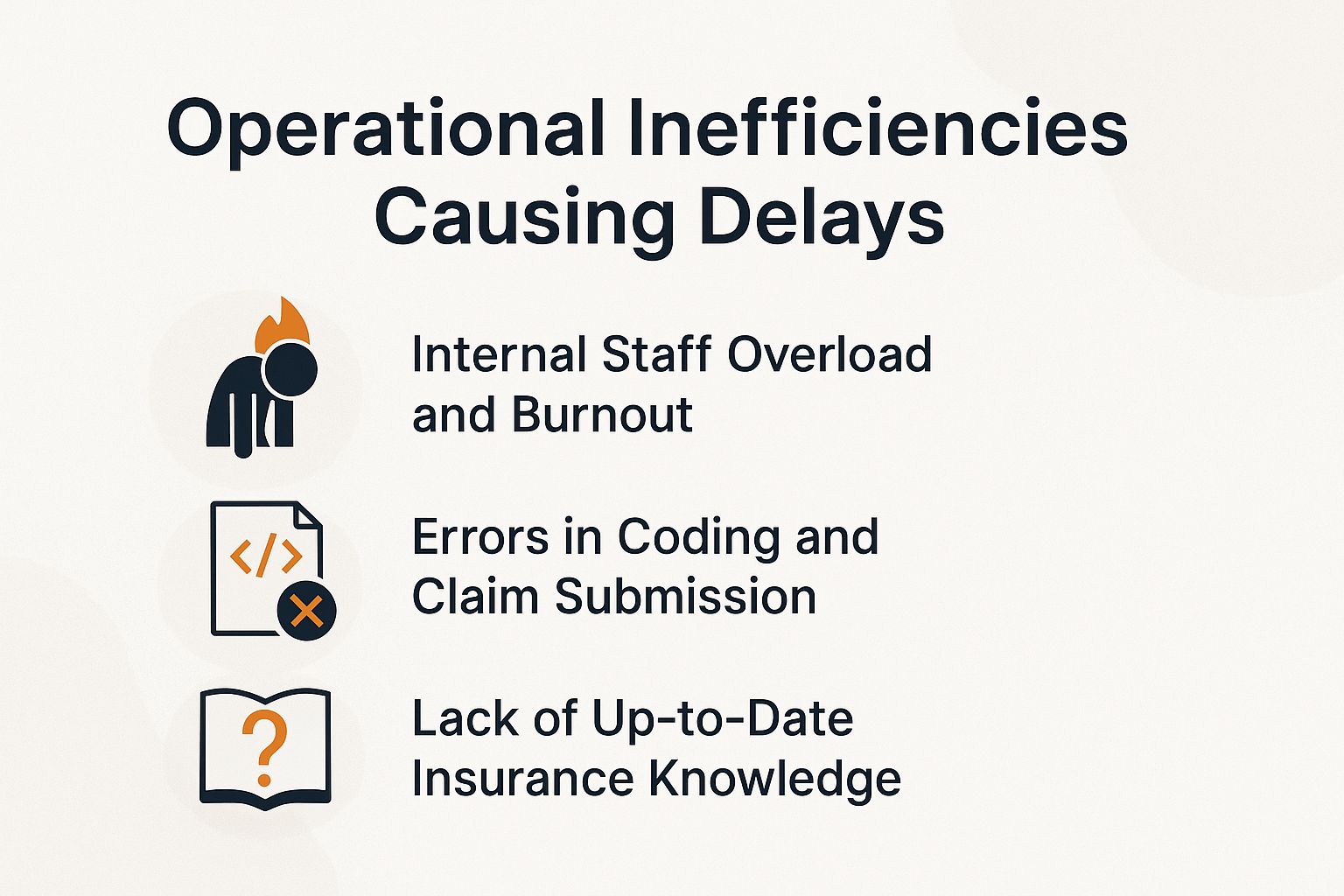 Operational Inefficiencies Causing Delays